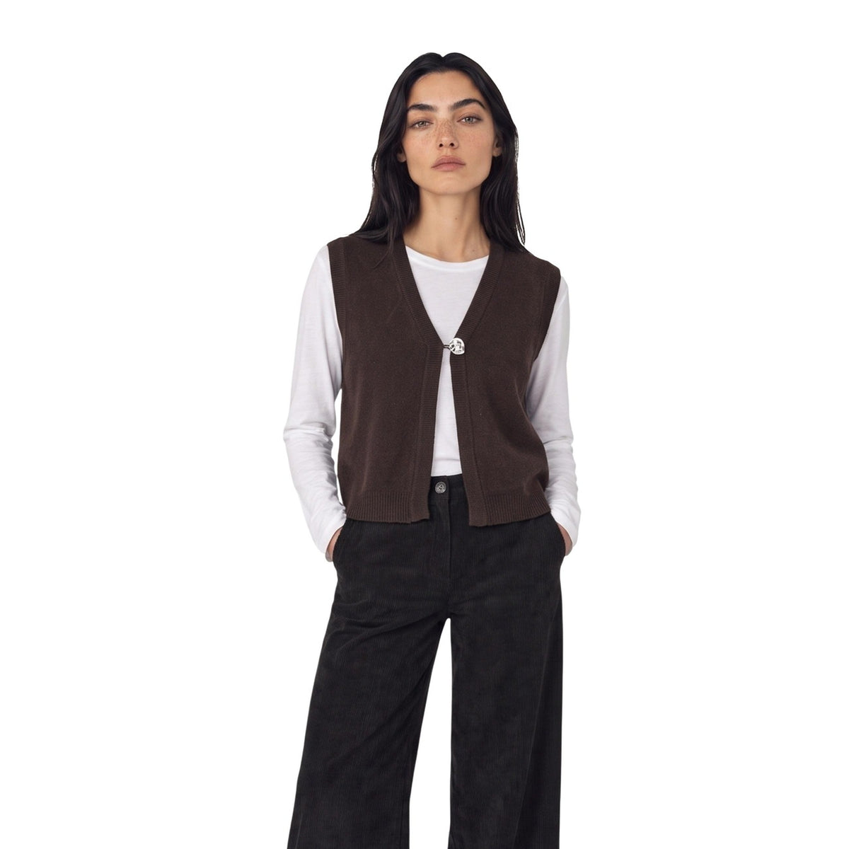 Jacqueline De Yong Gilet Donna