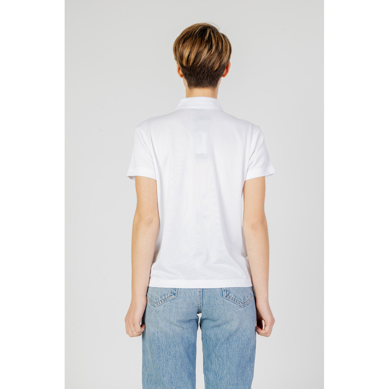 Blauer Polo Donna