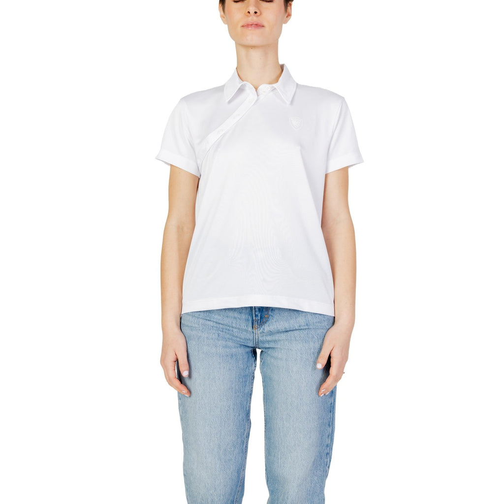 Blauer Polo Donna